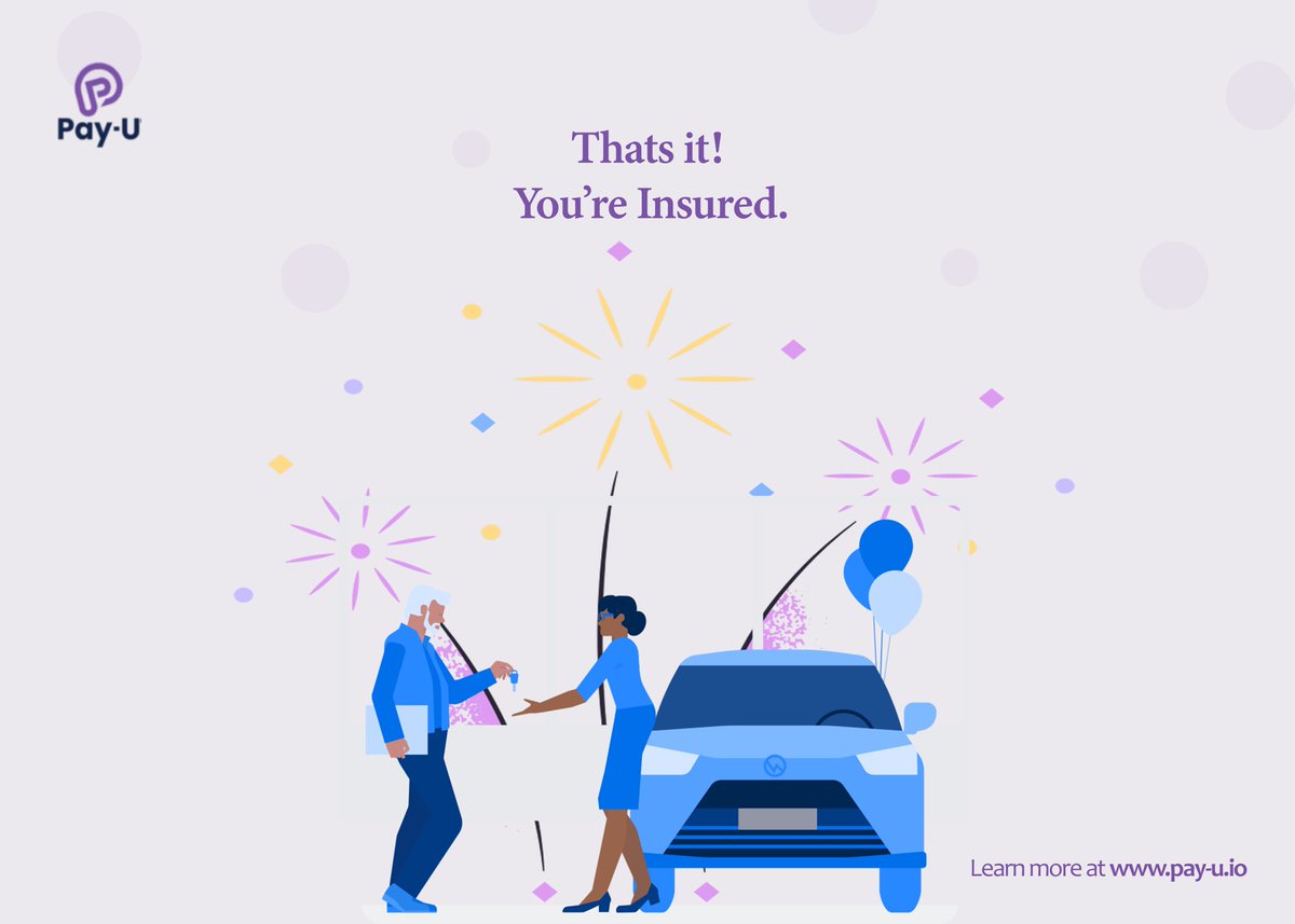 Pay_UTech's tweet photo. - Upload your vehicle information 

- Top up your wallet 

- And switch on your insurance

To learn more about Pay-u visit https://t.co/VVYXwfndLD

#comprehensiveinsurance #motorinsurance #appinsurance #payasyouuseinsurance #Insurtech #insurance https://t.co/gCeb4yOiZZ