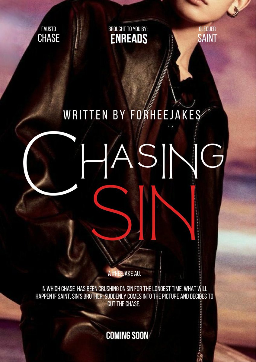 EN_READS's tweet photo. Will you cut the chase… with me?

Chasing Sin written by @forheejakes 

Soon in #EN_READS https://t.co/gbq4xnGj54