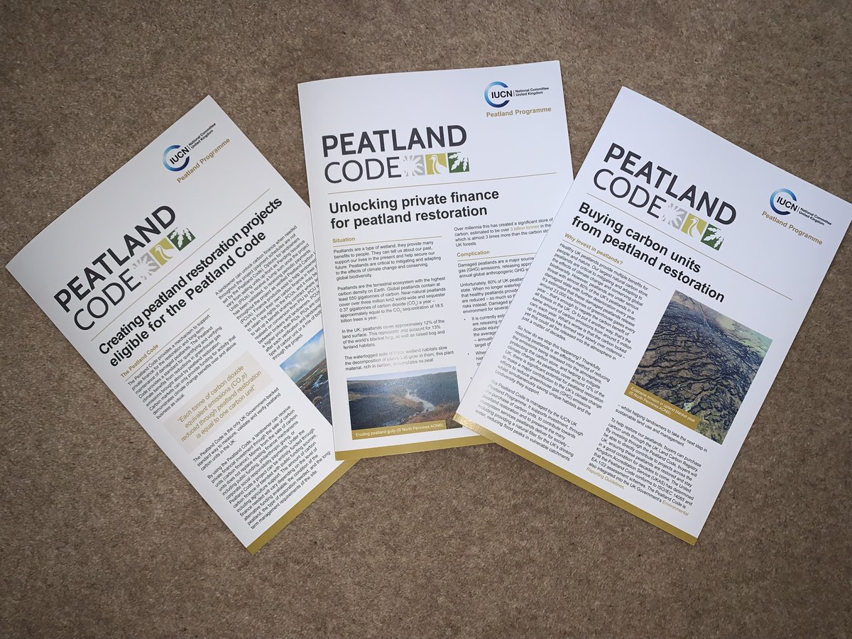 IUCNpeat's tweet image. Working with @NorthPennAONB &amp;amp; @PenninePeatLIFE we have updated our #peatland code leaflets so if you&apos;re a landowner looking to unlock private finance for restoration or a buyer looking to invest in verified carbon units please check them out
👉iucn-uk-peatlandprogramme.org/peatland-code/…