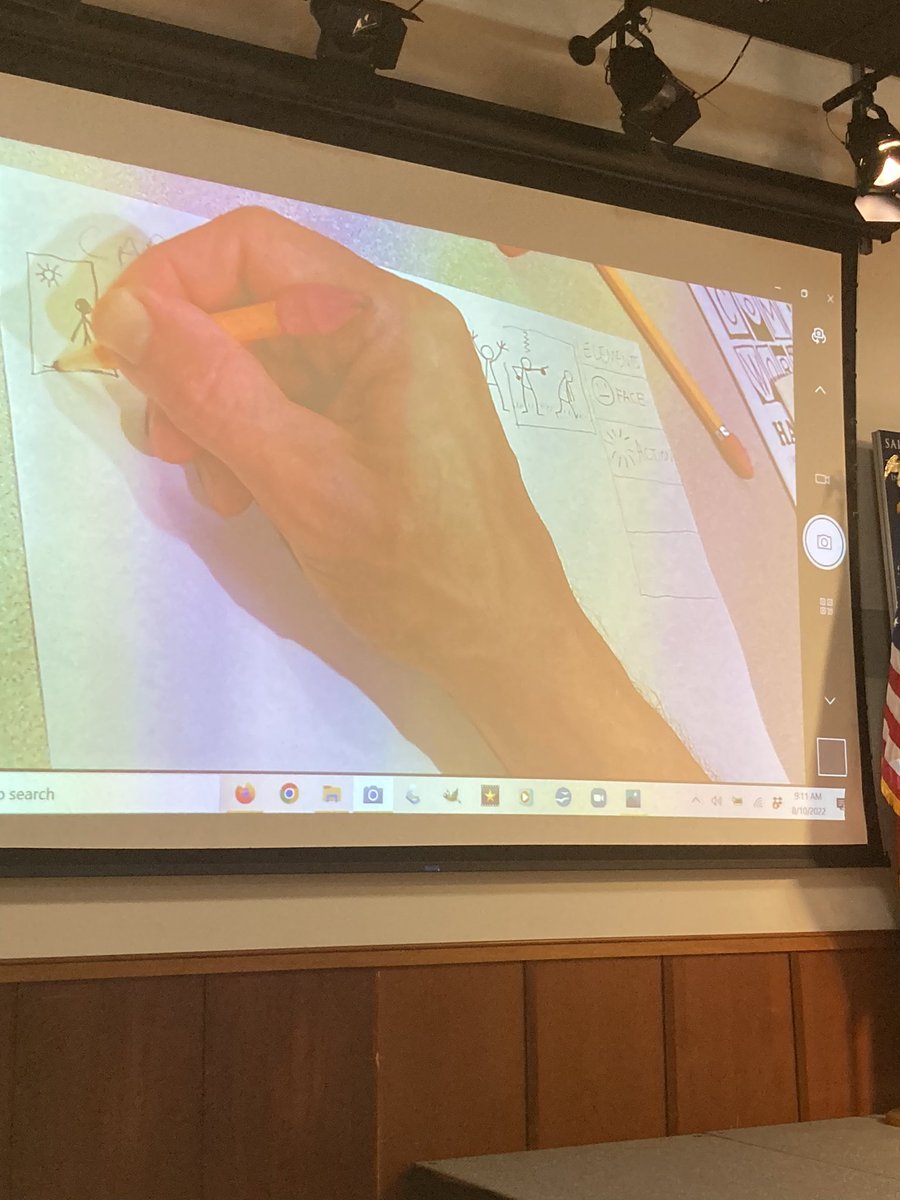 kabes86's tweet image. Learning to draw with @livefreeanddraw Marek Bennet!  I ❤️ Library Camp! @NHSLMA #librarycamp