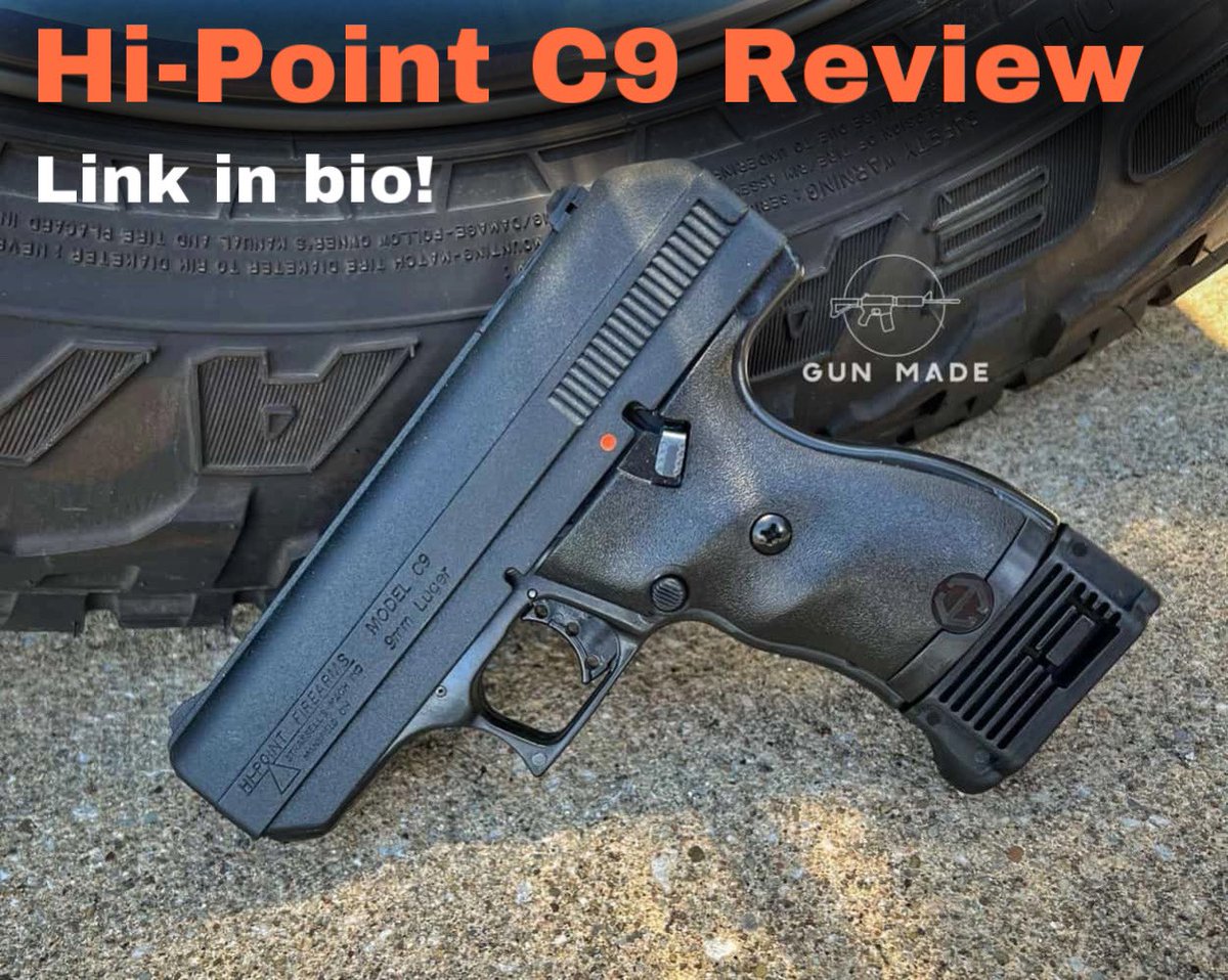 gunmadeHQ's tweet photo. A 9mm under $200? That’s right! Check out our hands-on review of the Hi-Point C9 at https://t.co/xxtIH880Pd
#GunMade #hipoint #hipointfirearms #9mm #gunreview #firearmblog #blogpost #firearms #rangetime #concealedcarry #2ndamendment https://t.co/iHIsjWWBCD