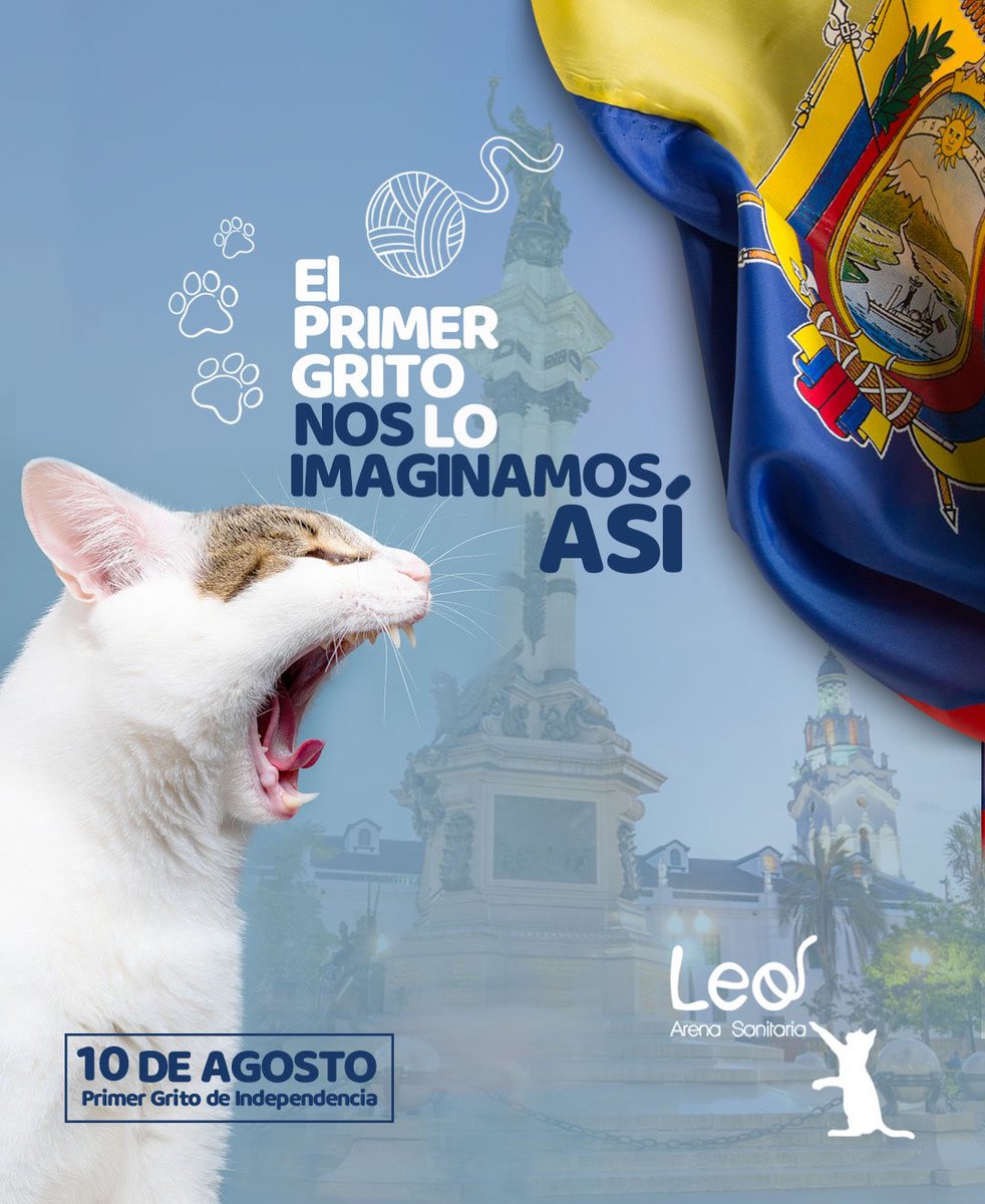 PROBACSA's tweet image. Seguro en algún Multiverso fue así, el Primer Grito de Independencia 😁.

Son 213 años de la revolución quiteña que dio paso a un primer grito de un Ecuador independiente. 
——————-
Leo Arena 🐈🐈‍⬛ 

#CatsOfTwitter #Ecuador