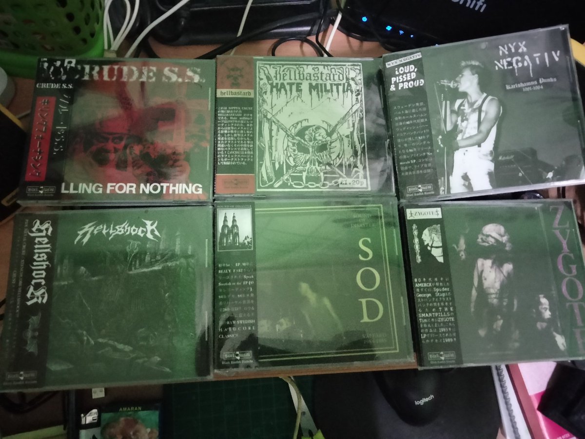 mkazizi's tweet photo. Webstore updated
Purchase here:
https://t.co/U5R49iYVu6
#crudess #hellbastards #fyxnegativ
#hellshock #soundofdisaster #zyagote https://t.co/h8VZdOqW3h