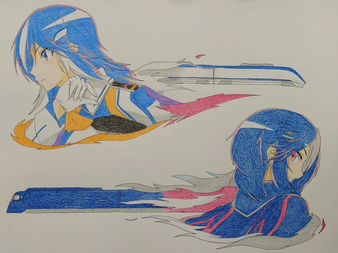 #イラスト 二つの空港が紡ぐ"物語"スカイライナー×ラピート青き空を結ぶ最速列車! 