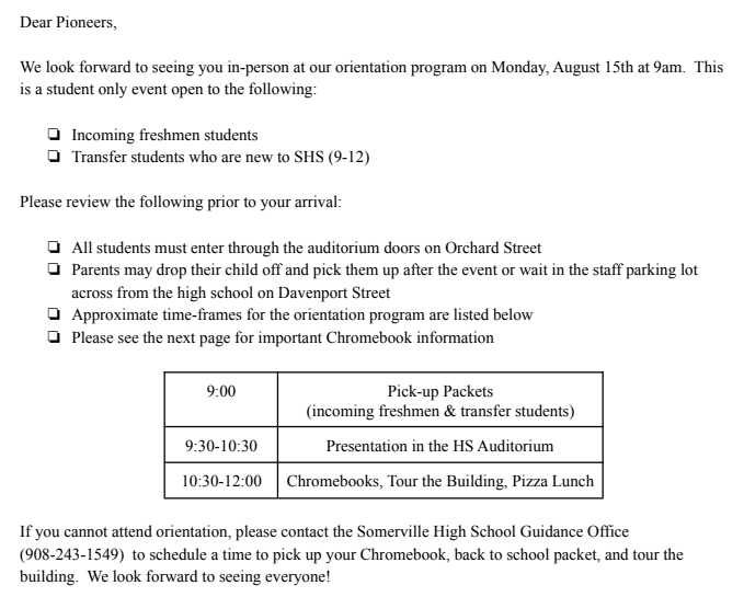 Somerville High School tweet media
