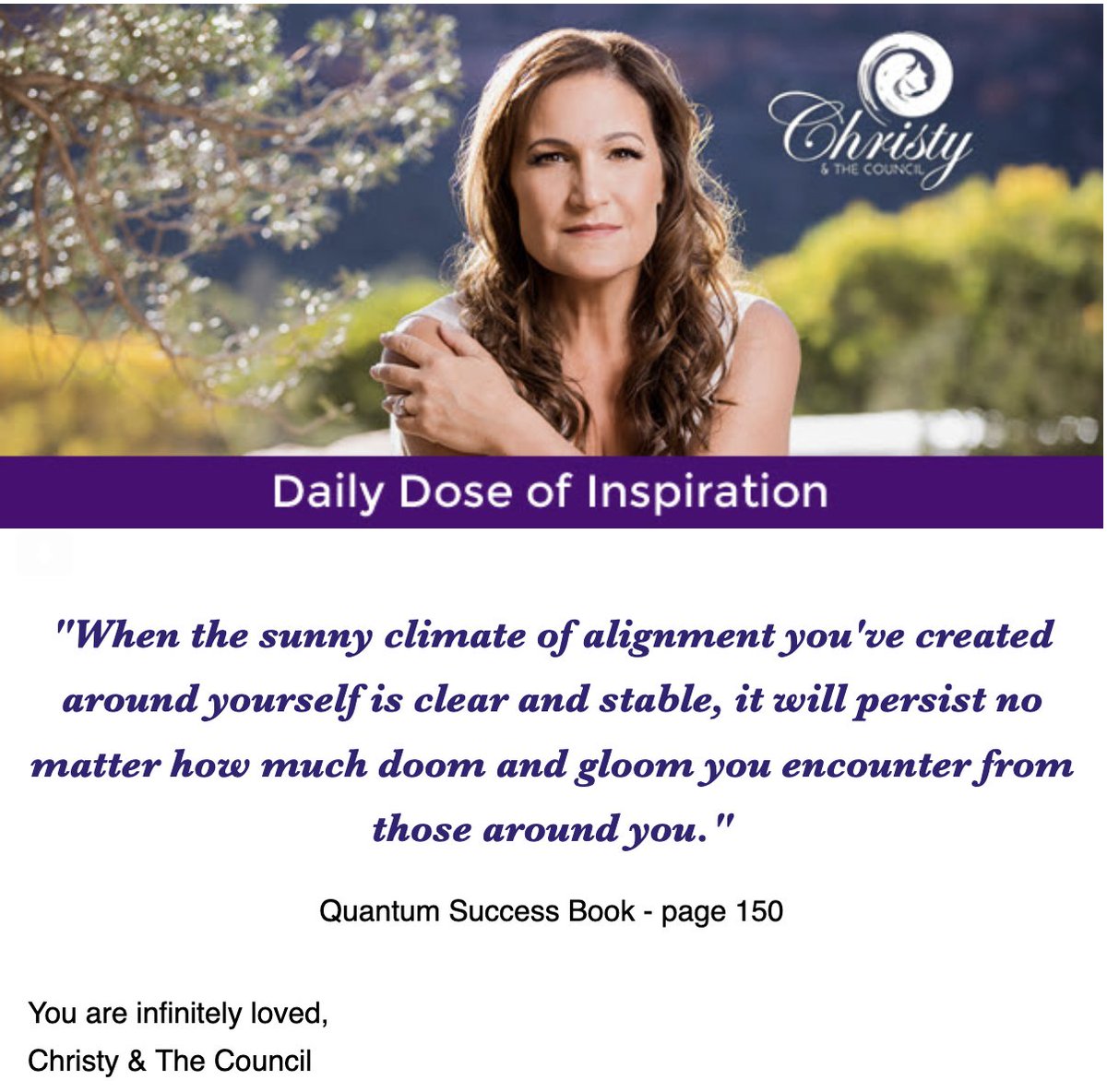 ChristyWhitman's tweet image. Alignment is something you can create!  Curious to know how to create sunshine wherever you go?

Check out this week&apos;s Desire Factor Podcast episode here:  christywhitman.com/you-create-you…

#createyourownweather #deliberatecreation