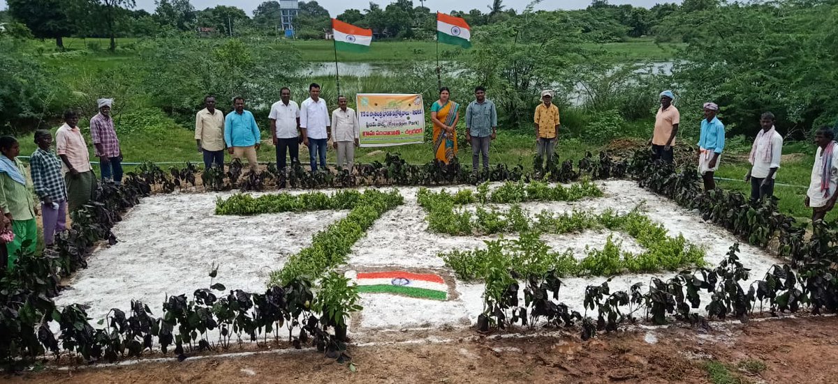 ACLB_JSB's tweet photo. As part of #Vanamahotsavam Freedom parks have been established at various locations in JS- Bhupalpally Dist.
Here are a few pictures.

#IndiaAt75 
#SwatantraBharathaVajrotsavalu https://t.co/Mo2apbJNCV