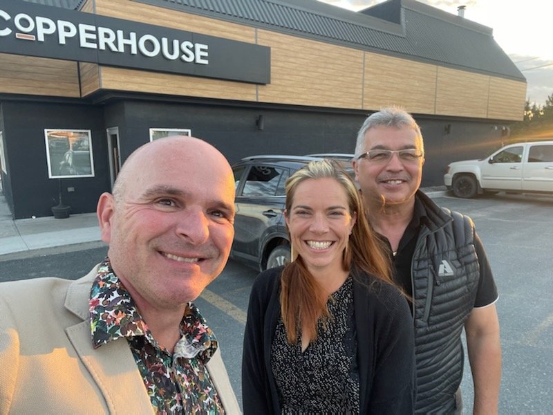 MMcLeodNWT's tweet image. Had a great dinner meeting last night with Ministers @R_Boissonnault  and @CWawzonek. #nwtpoli