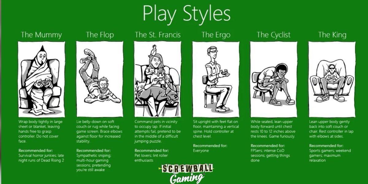 ScrewballGamin's tweet photo. Playing styles. Which are you? #gamer
#TeamScrewball #MeshedMediaMoguls #ArmyOfOne417 #eFuseCommunity #MeshedFam https://t.co/VIGjqlfQlu