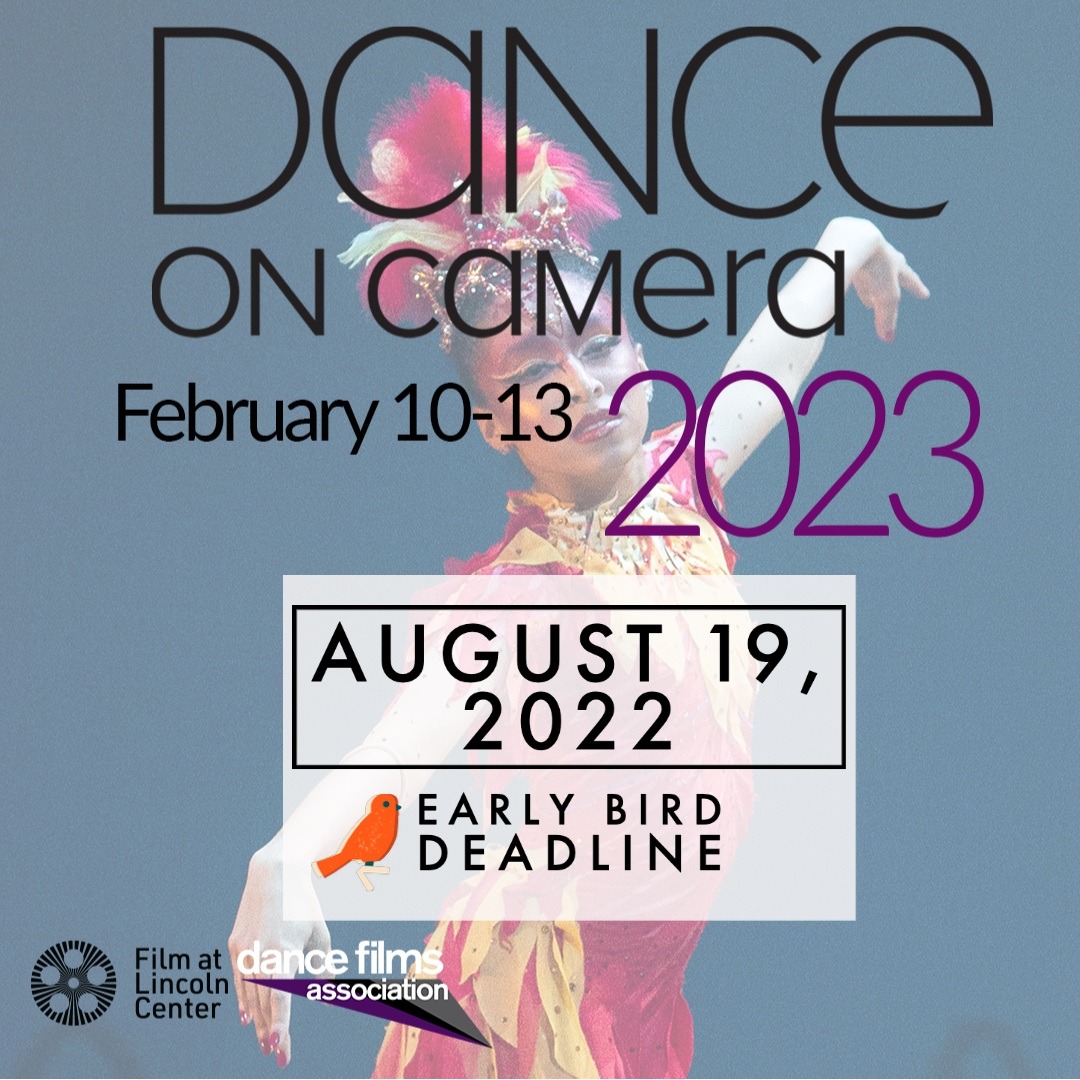 Submit your dance films before the EARLY BIRD DEADLINE on August 19, 2022. 
filmfreeway.com/DanceonCameraF…