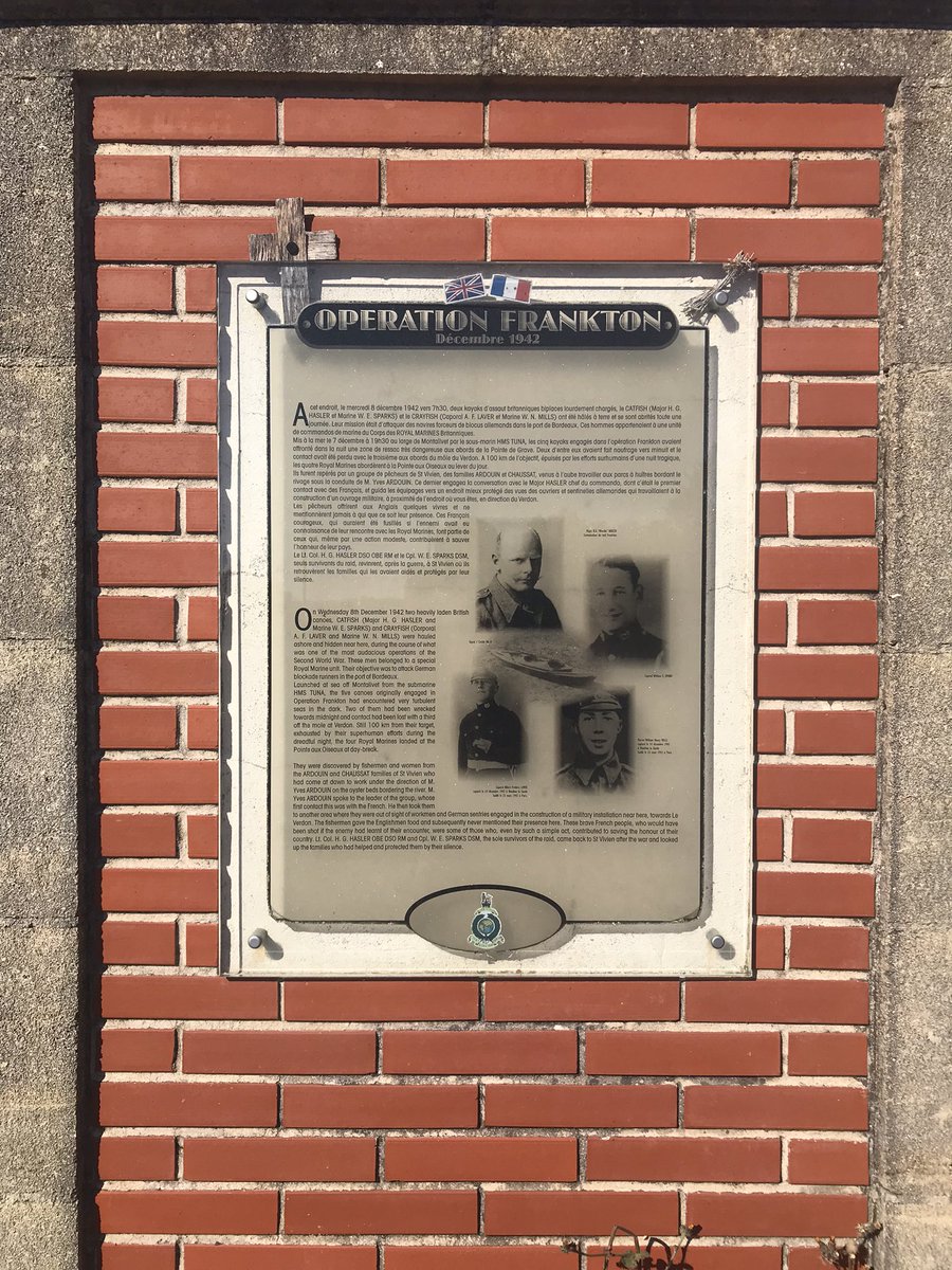 fopdoddle's tweet photo. @DanHillHistory this was what you were telling me about Operation Frankton on la Gironde https://t.co/6SuQ78QP3X