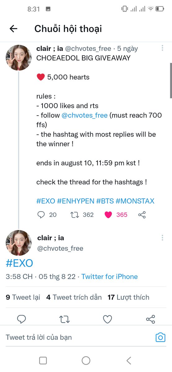 Fanh04C's tweet photo. @chvotes_free Done for #EXO @weareoneEXO https://t.co/ij7fuDloUF