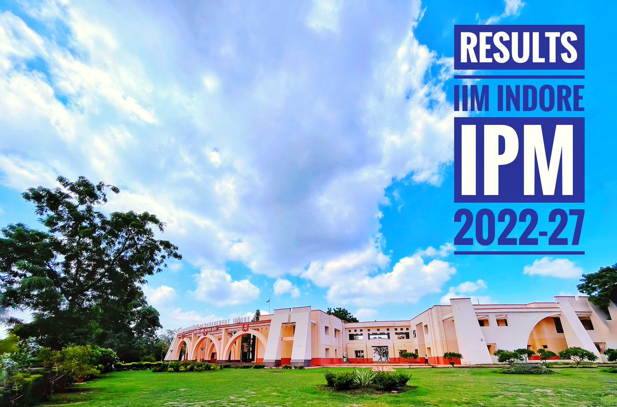 IIM_I's tweet photo. #ANNOUNCEMENT: The #IPM2022 result has been published on the institute website today. Many congratulations to the selected candidates!

Link: https://t.co/AYu466WhuI 

#IPM #IPMAT #IPMIIMI #IIMI #News #Results #IIMIndore @askhimanshurai @eduminofindia https://t.co/O9Fv7Gz30v