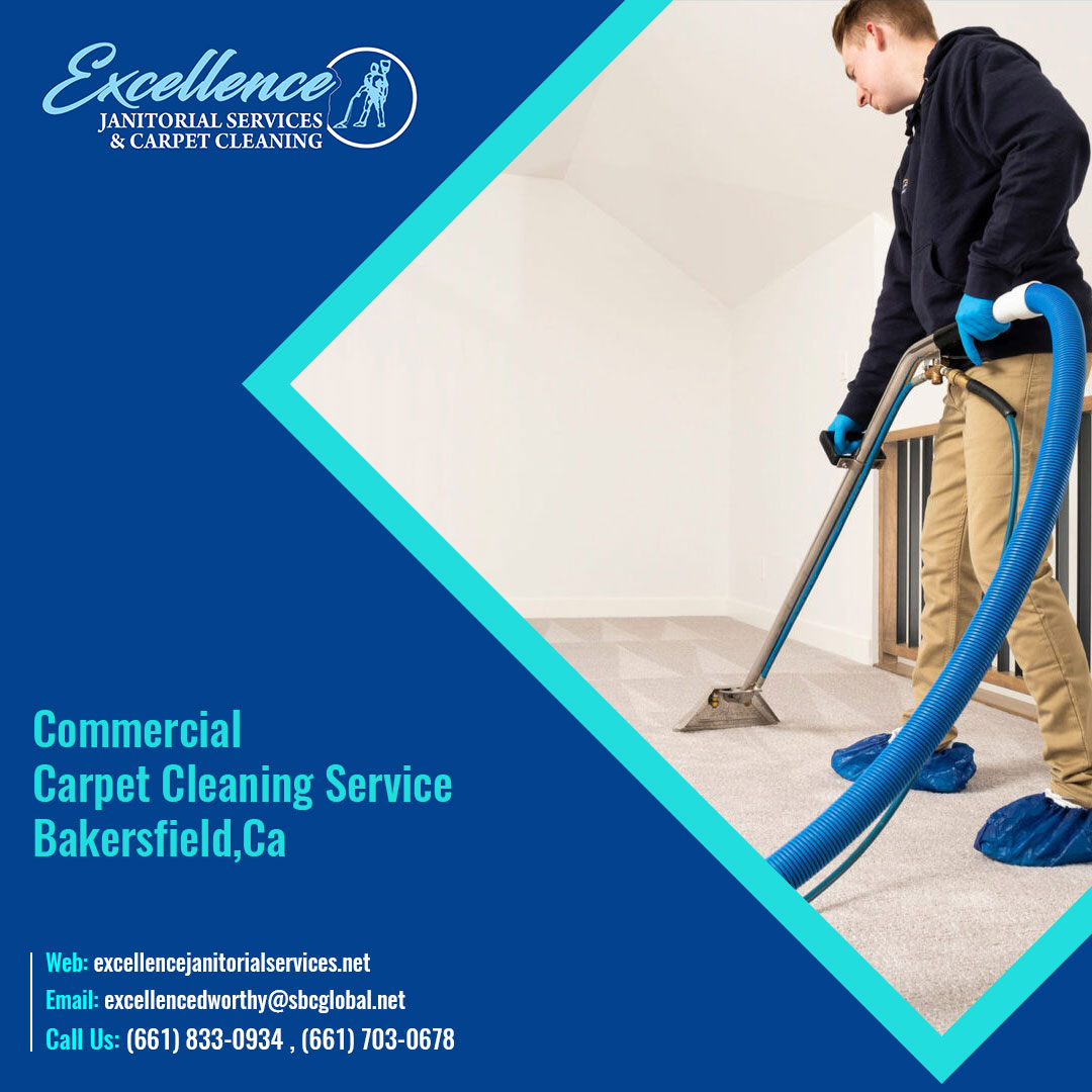 Client impression, fewer sick leaves, and increased motivation are some of the benefits of hiring Excellence Janitorial Services & Carpet Cleaning for a Commercial carpet cleaning Service in Bakersfield, CA. Call (661) 833-0934 to book.
excellencejanitorialservices.net
#carpetcleaning
