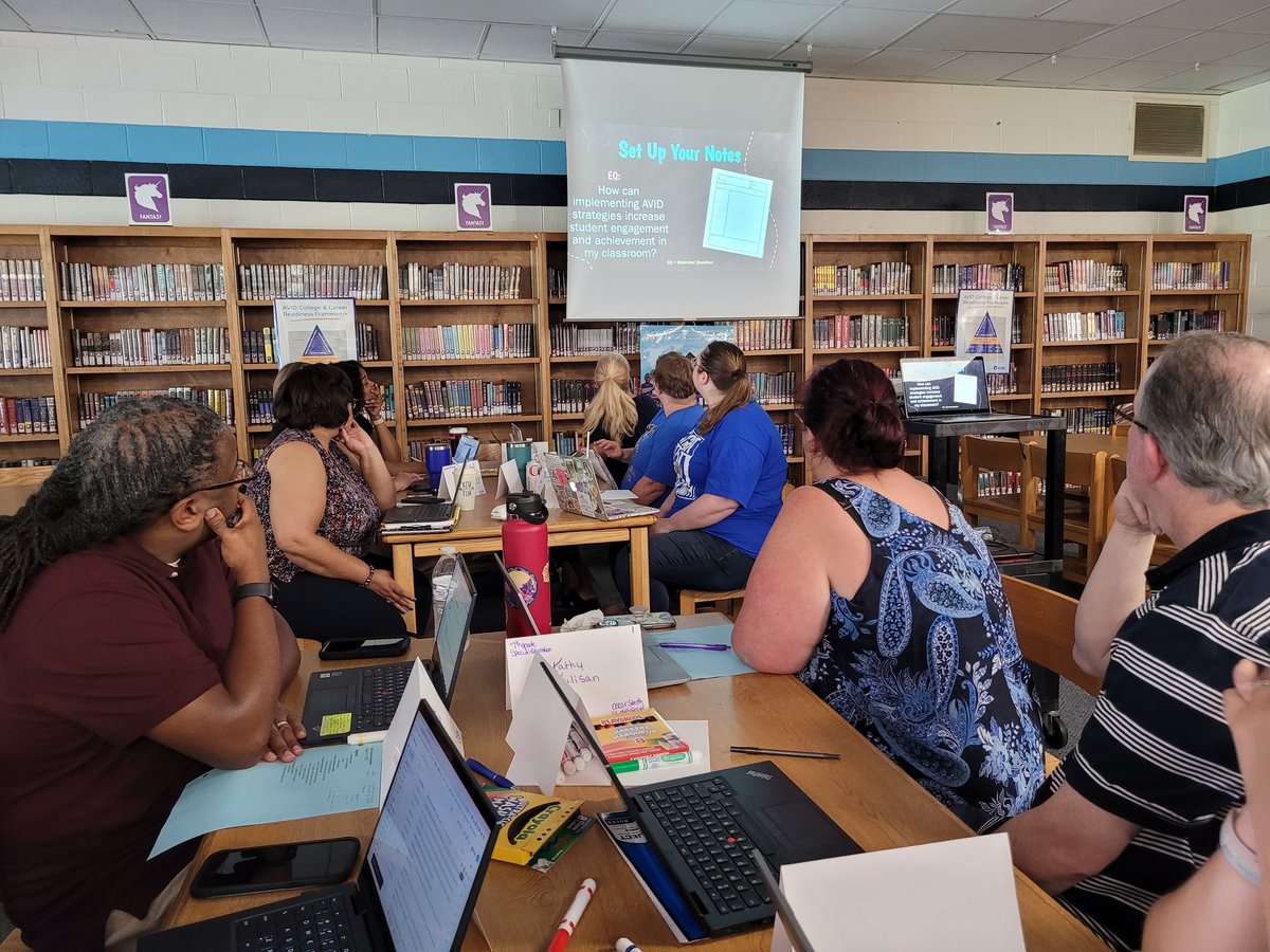 LauraKole21's tweet photo. @OscarSmithMS teachers showed up in force for the AVID Symposium this morning. #AVID4Possibility https://t.co/bZpIlmDlRT