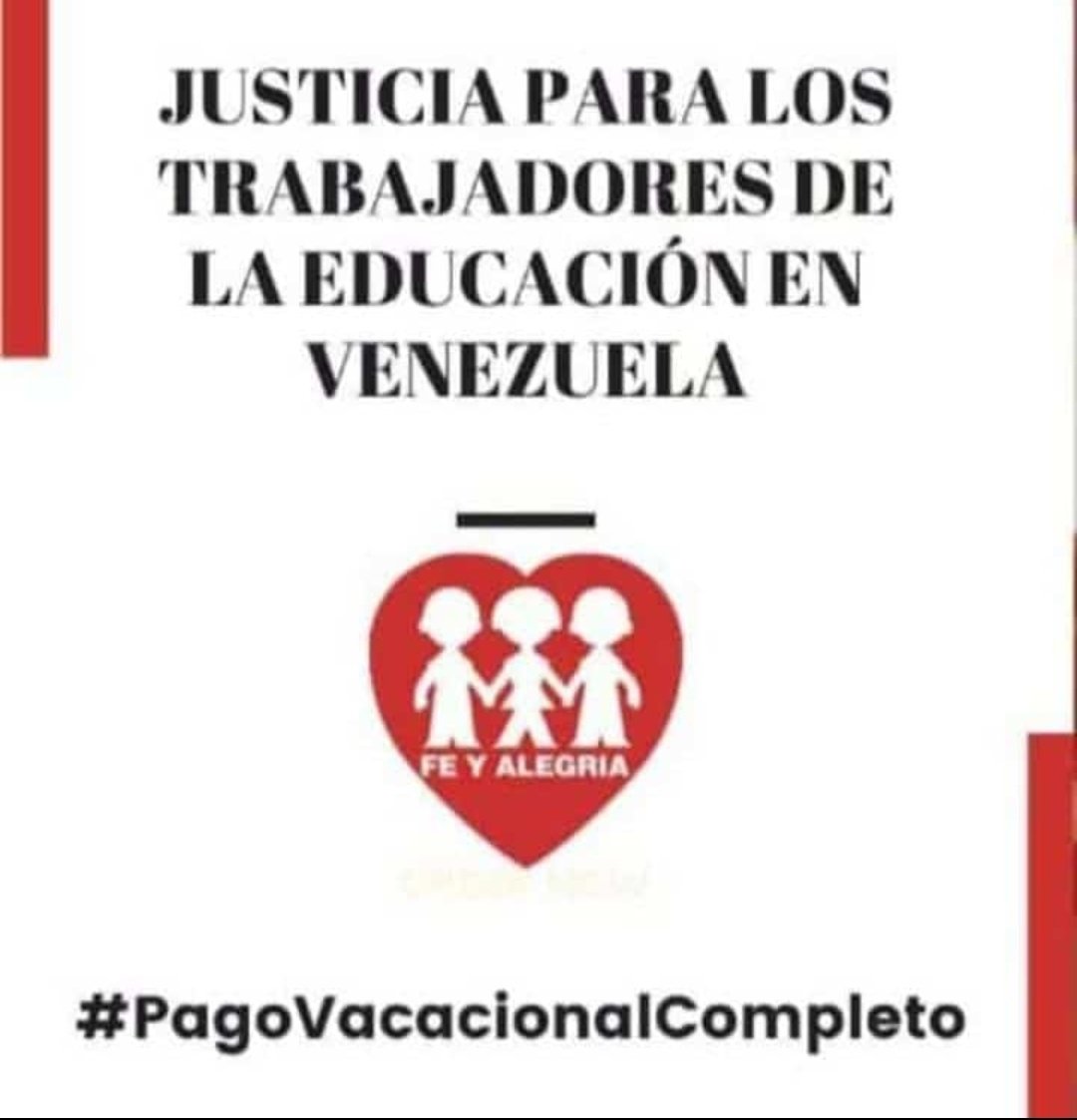 nairobp's tweet photo. Para garantizar la permanencia del personal de la educación hay que garantizarles los pagos de sus beneficios para cubrir sus necesidades. #PagoVacacionalCompleto #BonoVacacionalYRecreacionalYa #10Ago https://t.co/5xGyIcGEjv