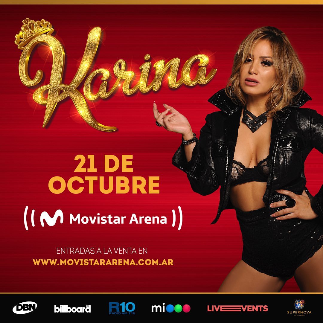 MundoKarinaJT's tweet photo. Karina en el Movistar Arena.
Entradas: https://t.co/R4bbhNDsS3 https://t.co/7SvOepTPVO