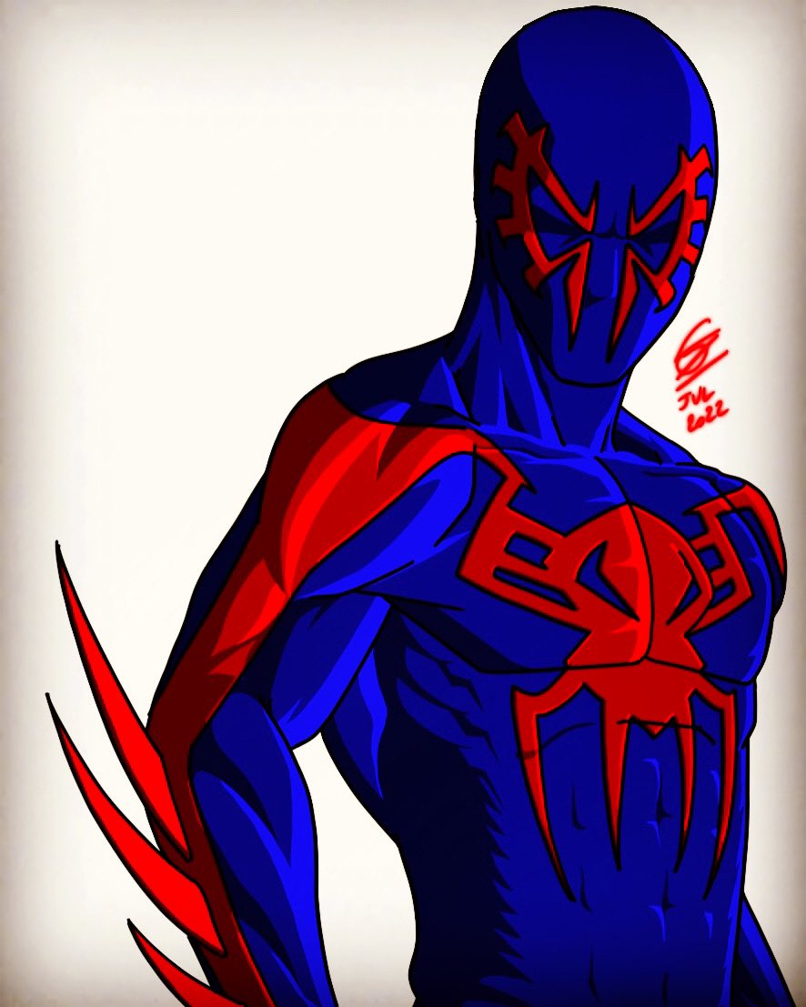 drawingheroez's tweet photo. #Spiderman 2099 on #Procreate #drawing #dessin #digitalart #illustration #marvel #fanart #ComicArt #artistsontwitter #belgianart #liege #sonypictures #disegnio #Belgium https://t.co/p1WgbjAJZz