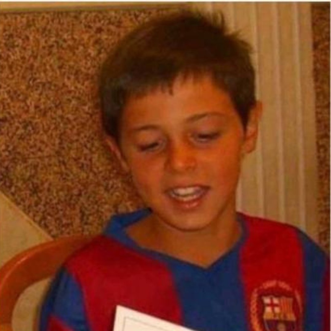 Esta foto de Bernardo Silva de niño está cerca de cumplirse unos cuantos años después.