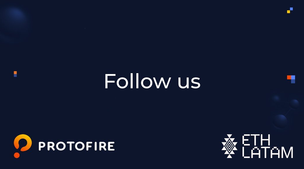 protofire's tweet photo. Follow for our early updates from @ETHLatam
because we’ll post lots of hot material live!
 
Youtube https://t.co/ek9BfMKPkT
Discord https://t.co/31F5RV3OnN
Instagram https://t.co/iWlOLbDXS8 https://t.co/oT5N3vCyqM