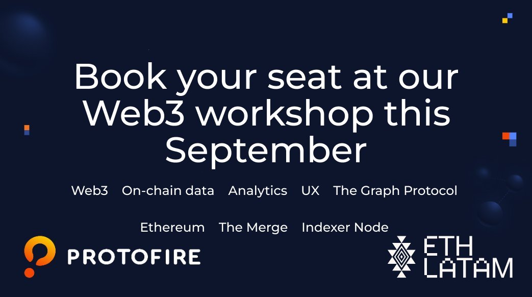 protofire's tweet photo. Looking for fresh #Web3 insights?
Book your seat at the Protofire's Workshop this September!
Be an early bird to learn the latest and the best practices in #blockchain development and #cybersecurity for the industry leaders.
Book here👉 https://t.co/Zp3hZgg7oD https://t.co/SaHvOPzpKZ