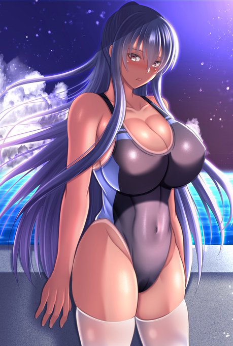 日焼け差分+α
昼間とは違った表情を浮かべる凜子お姉ちゃん。
日も暮れ、この後することを想像して… 