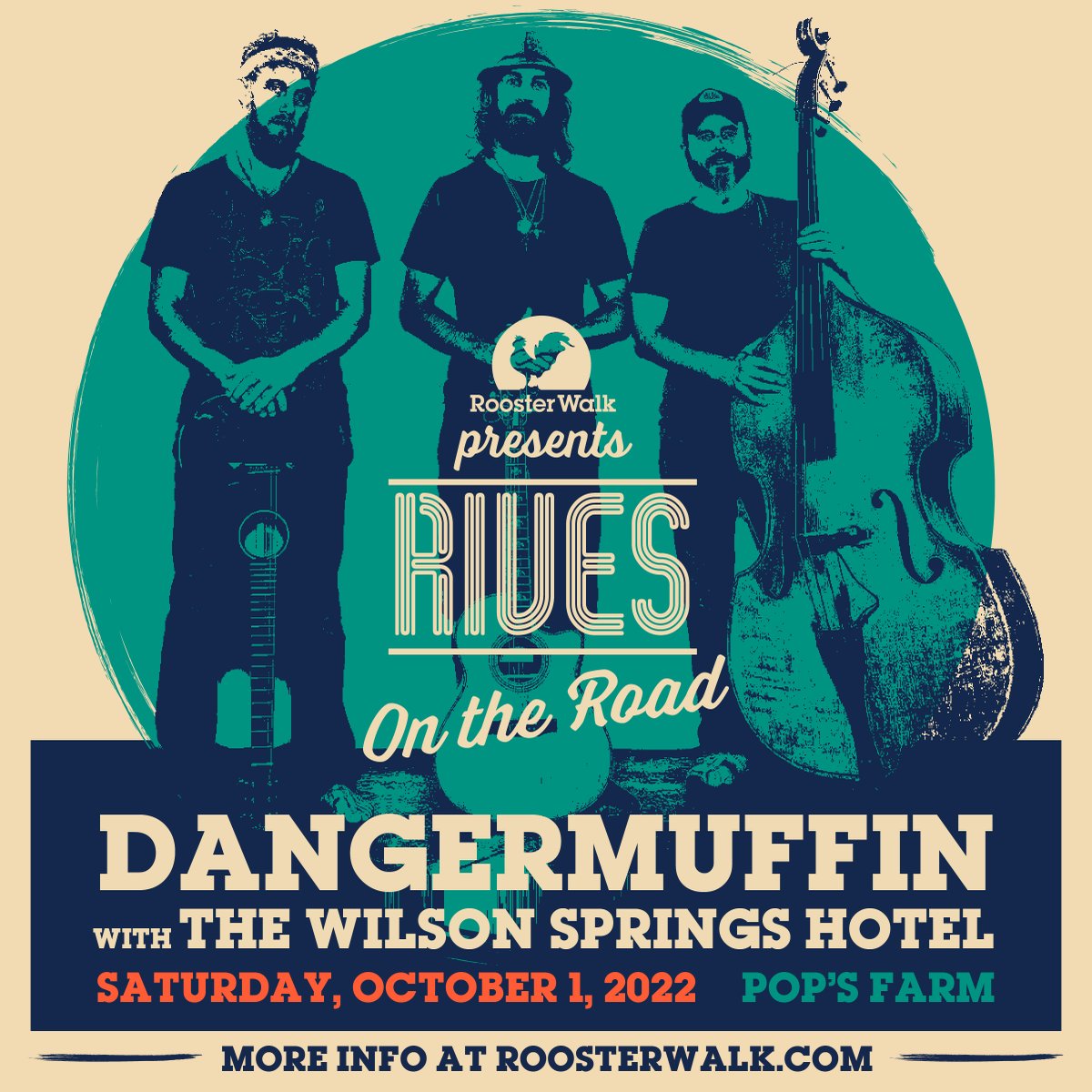 On Sale Now: <a href="/dangermuffin/">Dangermuffin</a> w/ The Wilson Springs Hotel on Sat, 10/1 at #PopsFarm

Camping + Cabin options available. 
Purchase here: eventbrite.com/e/rives-on-the…