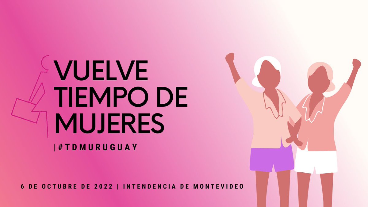¡Estamos muy contentas de anunciaros que el próximo 6 de octubre estaremos en #Uruguay 🙌!

Ya puedes inscribirte #gratis desde nuestra web 👇 

tiempodemujeres.es

📲 #LiderazgoEnFemenino