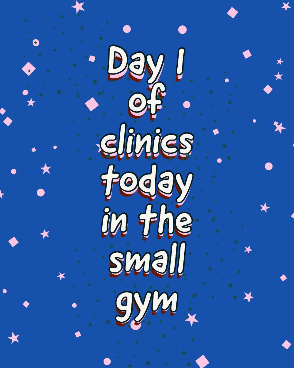 Today 4-7pm! First day of clinics see you there !