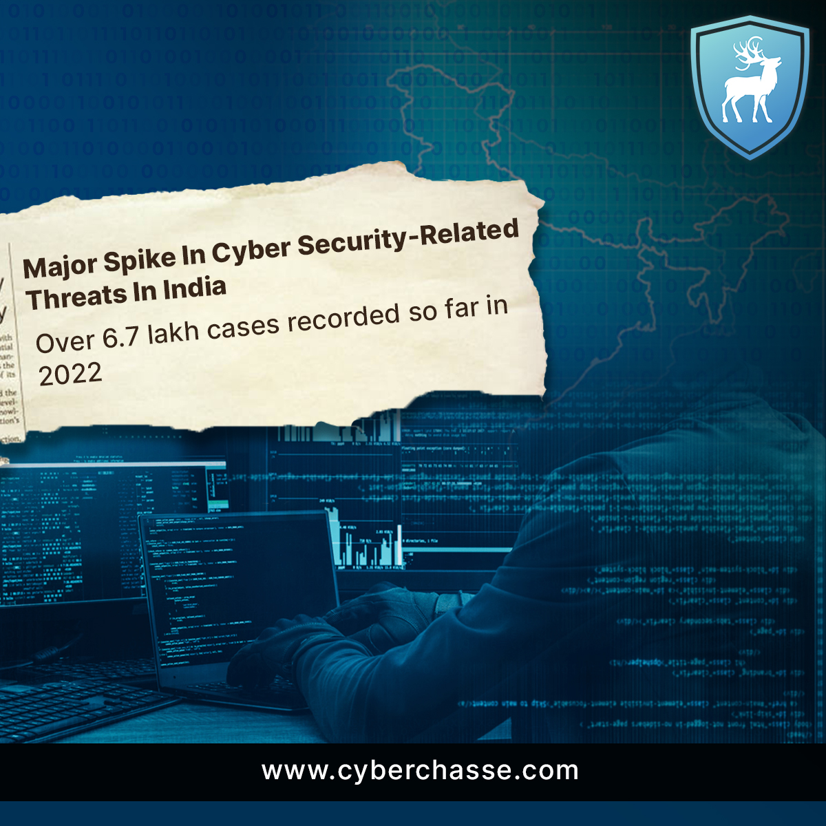 CyberchasseInc's tweet photo. Cyber security is of utmost importance for every organization. Here's how we help protect your data https://t.co/BgQDBOXYTz
#cybersecurity  #Cybercrime #govenmentofindia #Technologynews https://t.co/2vXREEgqhM