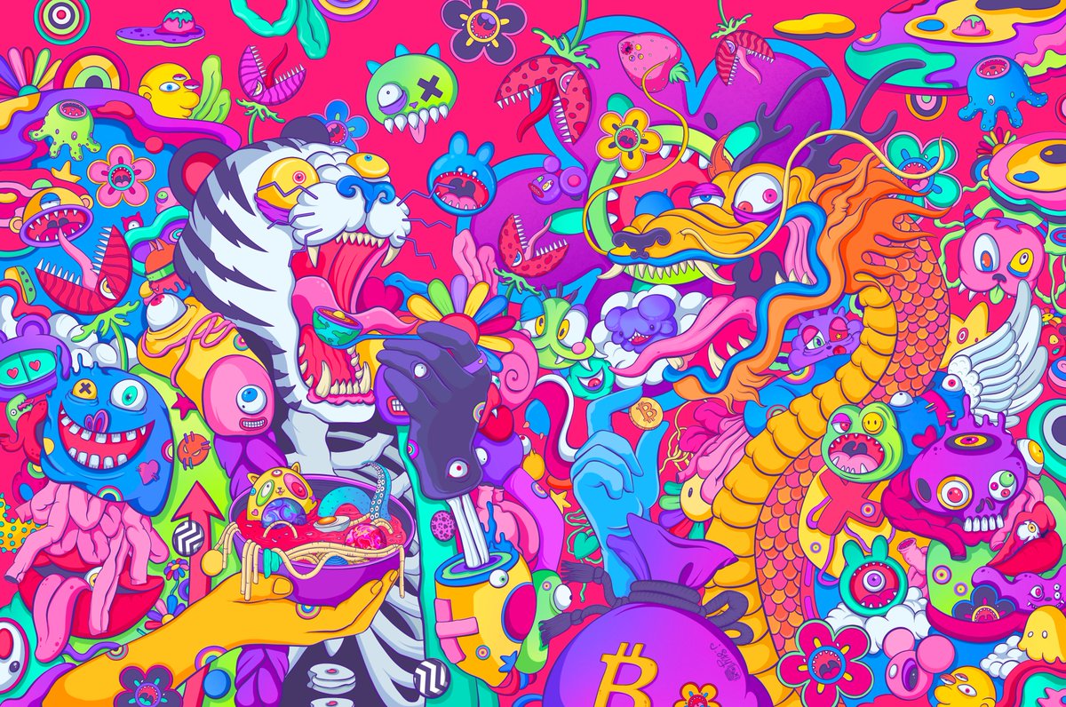 jsky_crypto's tweet photo. It happened my art on @SuperRare !!!!💥🔥
Check out the new drop "VICIOUS CIRCLE" 
Thank you so much for supporting @MONOGRAMA_NFT  and everyone who believed in me! ❤️

Join us on space today at 9AM PST/ 12PM EST 🎤

🔗Link in comment

#NFT #art  #NFTCommunity https://t.co/c0K3ZckUNr