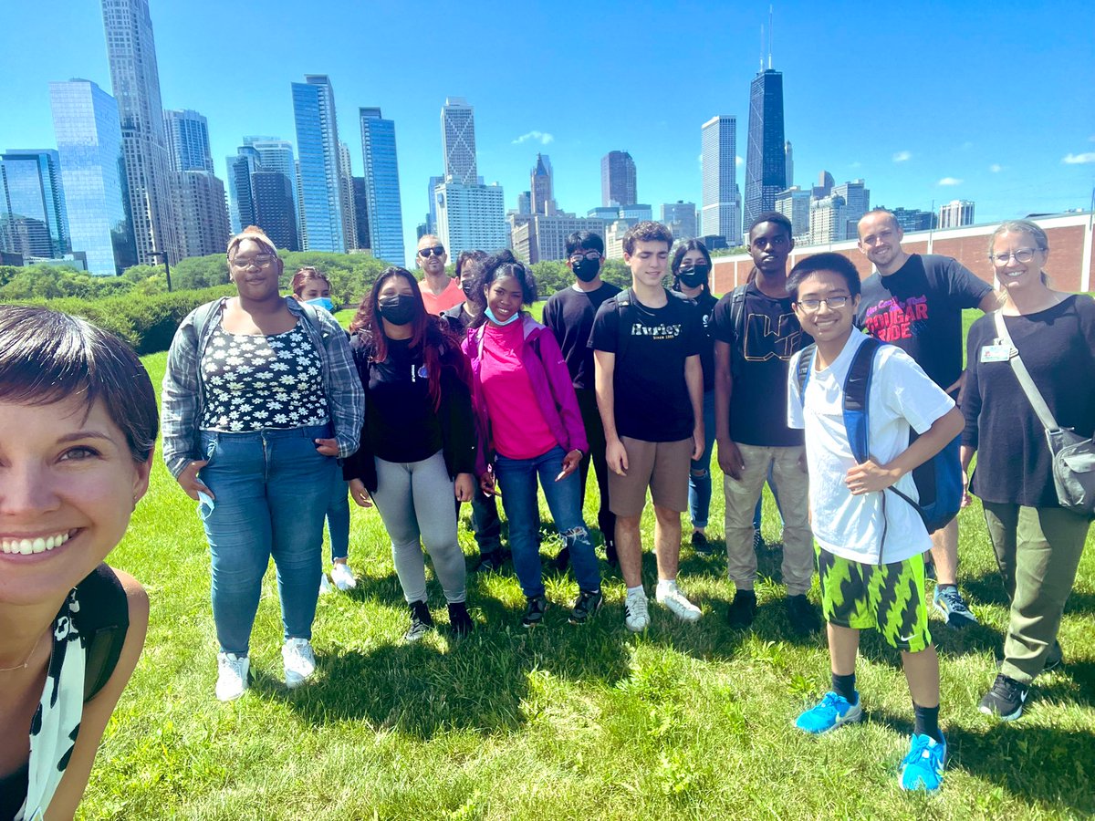 harknessa's tweet photo. Our River Lab summer #STEM campers got to tour @ChicagoWater’s massive Jardine water treatment plant &amp; @CurrentWater tagged along for the learning (and the views!). This wonder of the civil engineering world can pump, treat, and deliver up to 1.4 BILLION gallons of water per day. https://t.co/Y7WbUjzjAG
