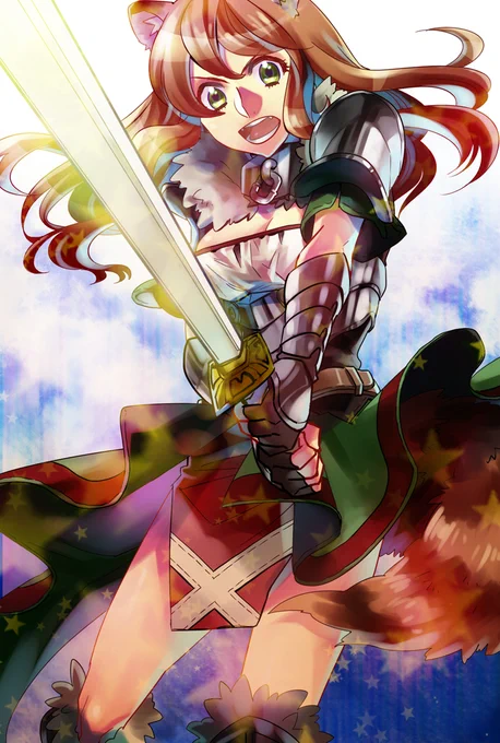 2013年に盾の勇者の成り上がりのファンアート描いてたことを思い出したラフタリアさん 書籍化前だな… 