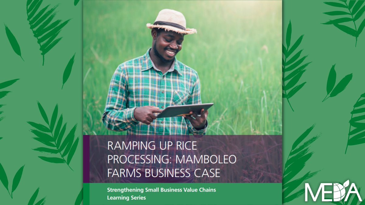medadotorg's tweet photo. MEDA's #learning papers share #bestpractices and insights from our programming in the countries we work ๐๐
Today, read about our successful partnership with the Tanzanaian #agribusiness, Mamboleo Farms Limited through our #SSBVC project
๐ https://t.co/0pTHVvsZzX https://t.co/bJ70peumhu