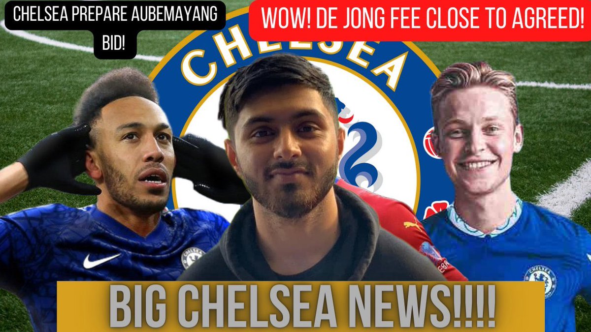 BlueCoProject's tweet photo. New Chelsea video:

- Frenkie De Jong fee close to be agreed 
- Aubameyang bid being prepared 
- Ziyech pushing for new club
- Sarr deal to Monaco

Click the link below, like and comment as always guys 🙏💙👇🏻

https://t.co/vvHfu2FBhv https://t.co/Rw0GUcRgnB