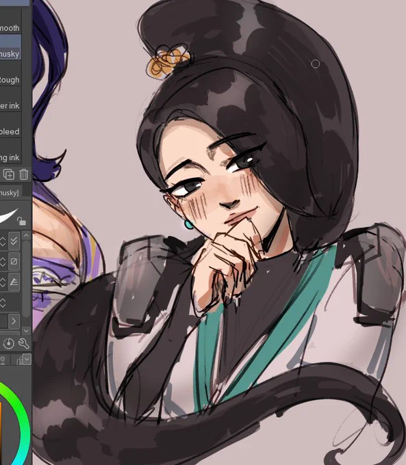 wip // my fave girls lately <3 #raidenshogun #sage 
