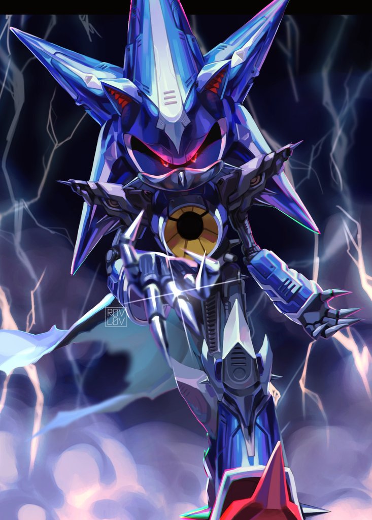 Neo Metal Sonic  Sonic, Sonic fan art, Metal