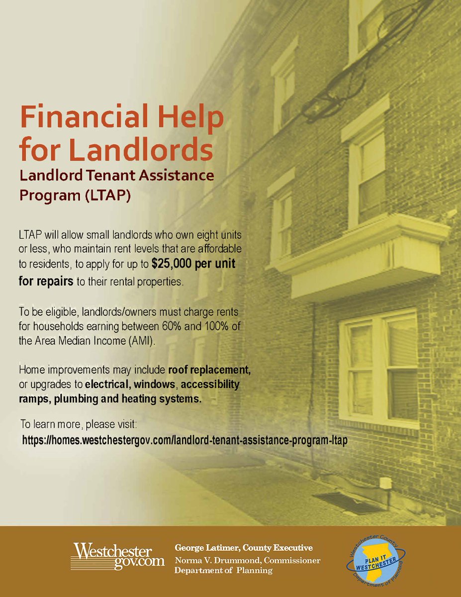 Westchester Gov on Twitter "The Landlord Tenant Assistance Program