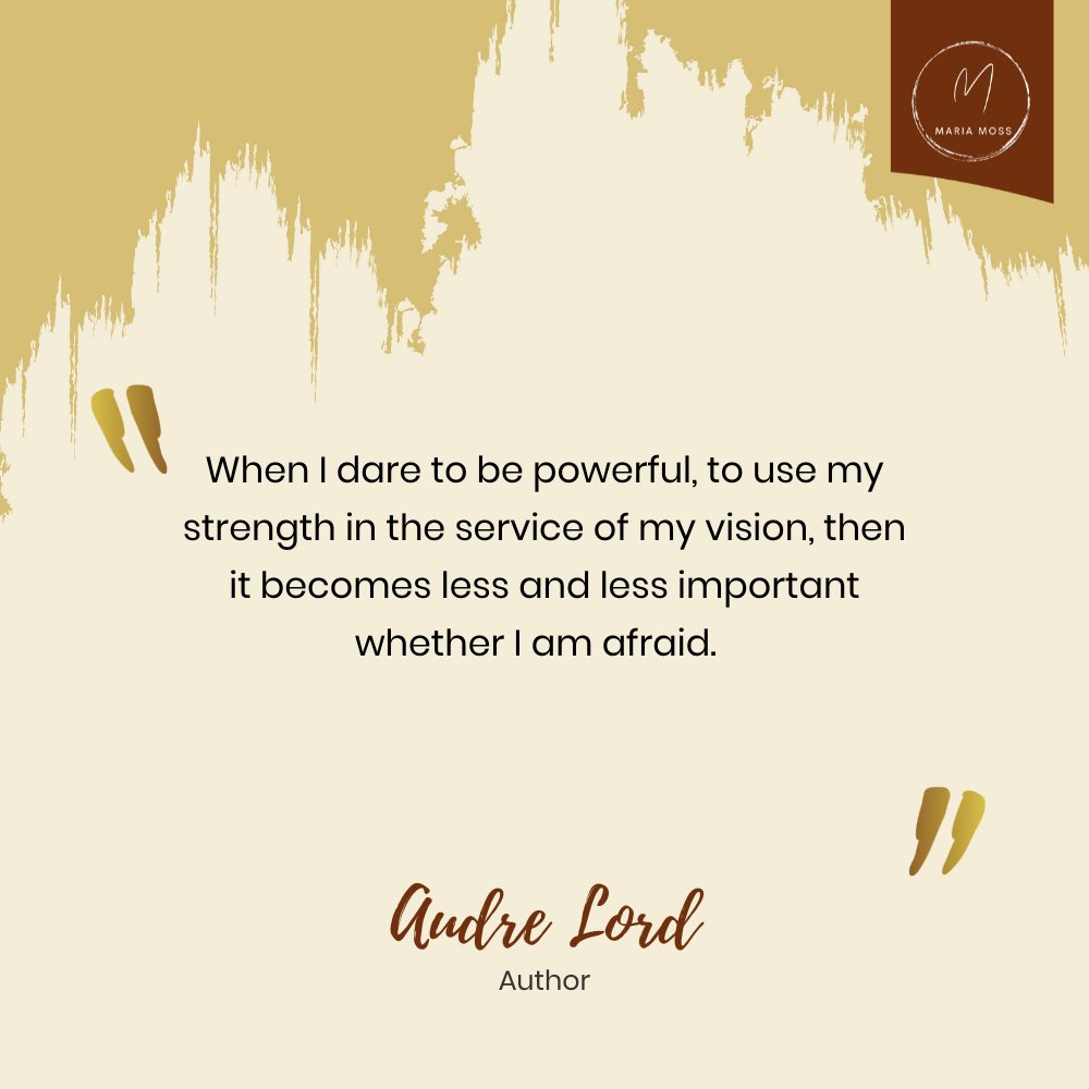 Audre Lord was a brilliant human and I am so thankful for these gems that speak so clearly to me.