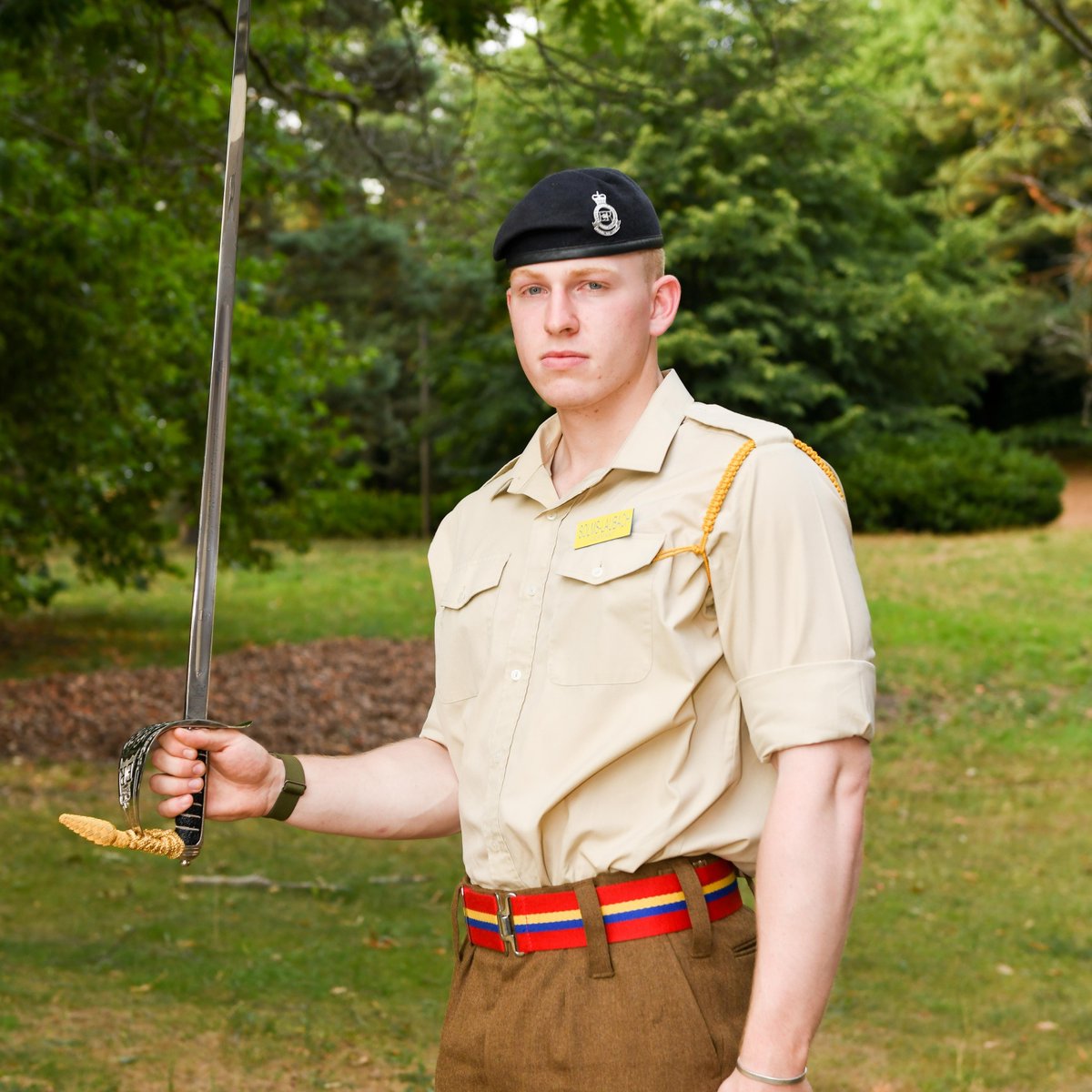 Well done to Officer Cadet Conrad Solms-Laubach from Germany. Considered by the Commandant to be the best International Cadet on Commissioning Course 213. #Sandhurst #GermanArmy #TopStudent #Military #Defence #International #WellDone