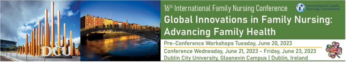 IFNAorg's tweet photo. We are pleased to announce the Call for Abstracts for the 16th International #FamilyNursing Conference, ‟Global Innovations in Family Nursing: Advancing Family Health” in Dublin, Ireland! #IFNC16

Submit your abstract by September 16th! https://t.co/4F1joWmkcJ https://t.co/xK5lA47LNy