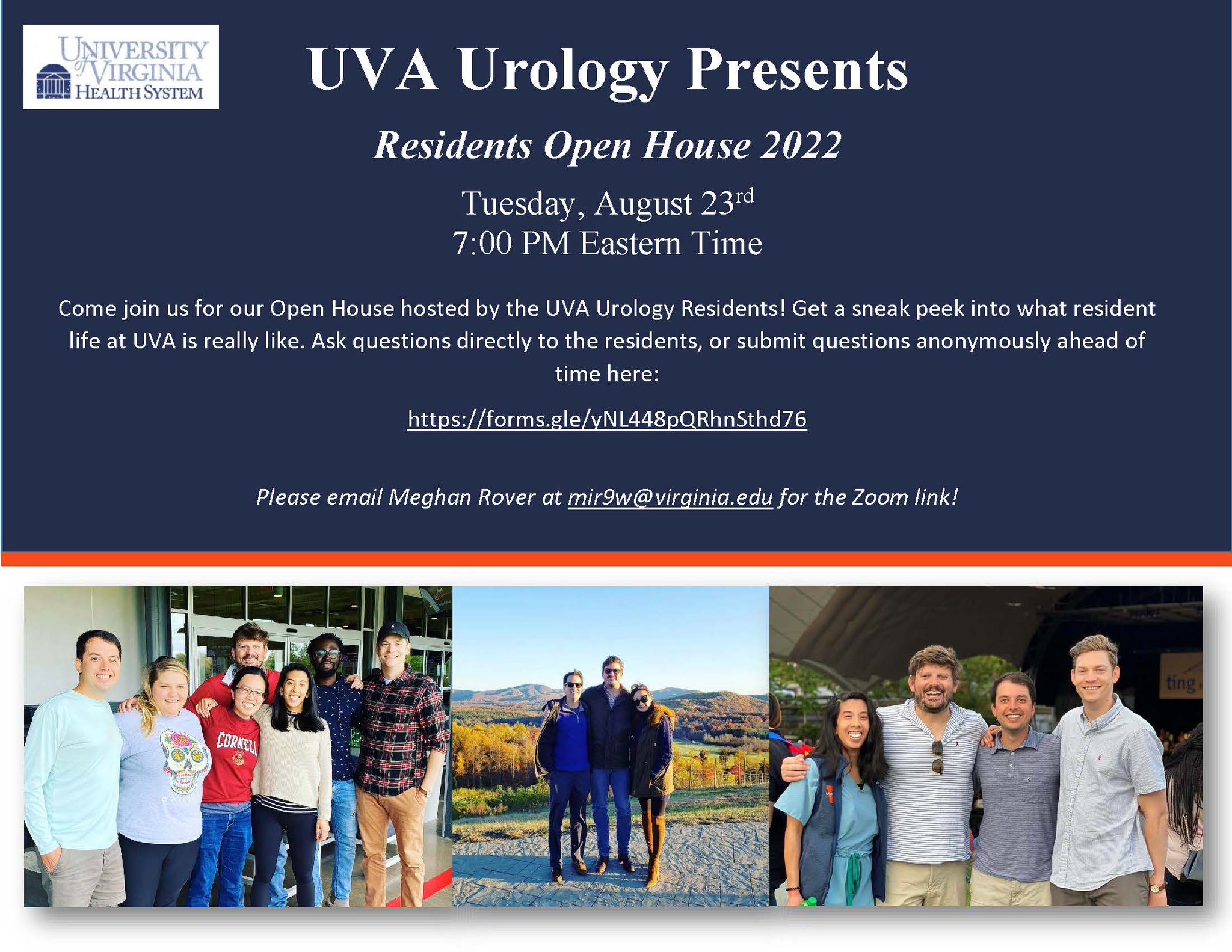 UVA Urology on Twitter "Don't to join us for our residents open