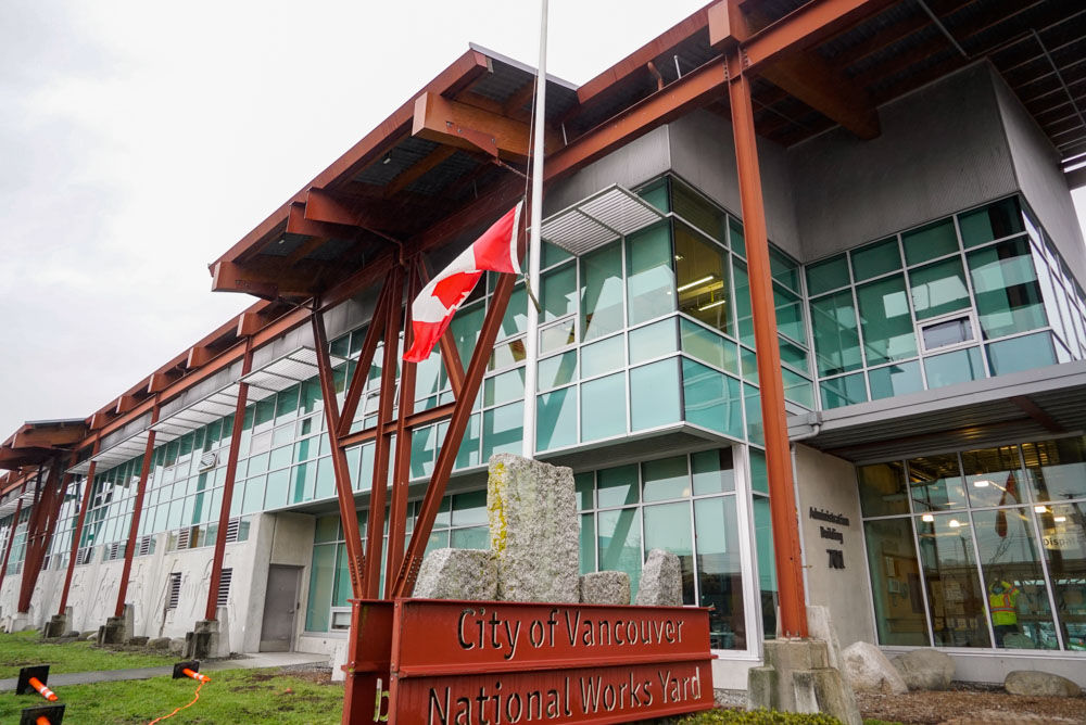City of Vancouver on Twitter "The Canadian flag at City Hall