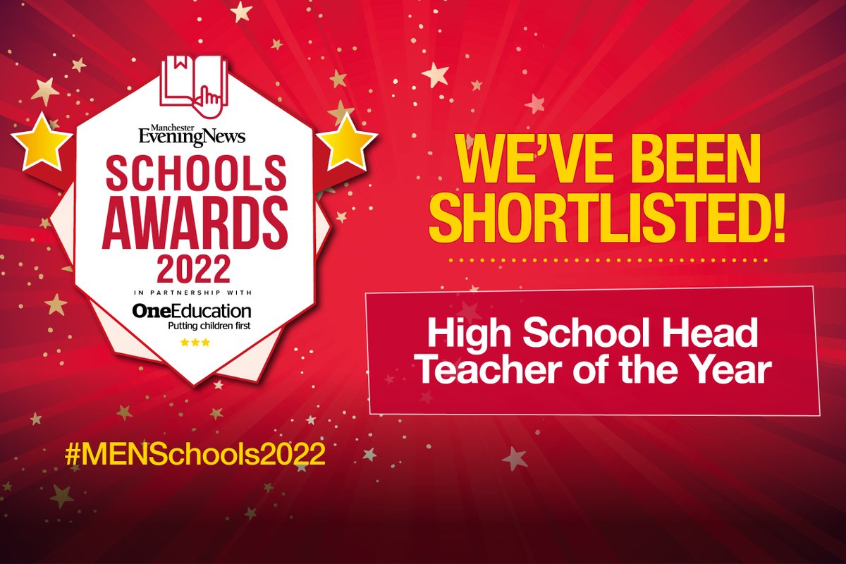 McrAcademy's tweet image. #BestofMA  In June, we were very proud to announce our Principal Mr Eldon was shortlisted for Headteacher of the Year at July&apos;s #MENschools2022 awards! It&apos;s fantastic to receive this well-deserved recognition and thanks to everyone for all the well wishes! #makeManchestermagic