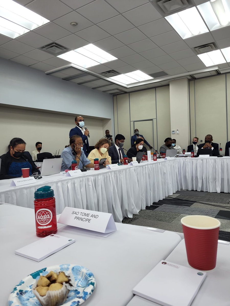AOSISFellowship's tweet photo. #AOSISFellow @AzhaanH is representing #TheMaldives at the #WadadliActionPlatform in #AntiguaandBarbuda.
@MiTE_IT @AOSISChair @AOSISFellowship https://t.co/fBABed3O29