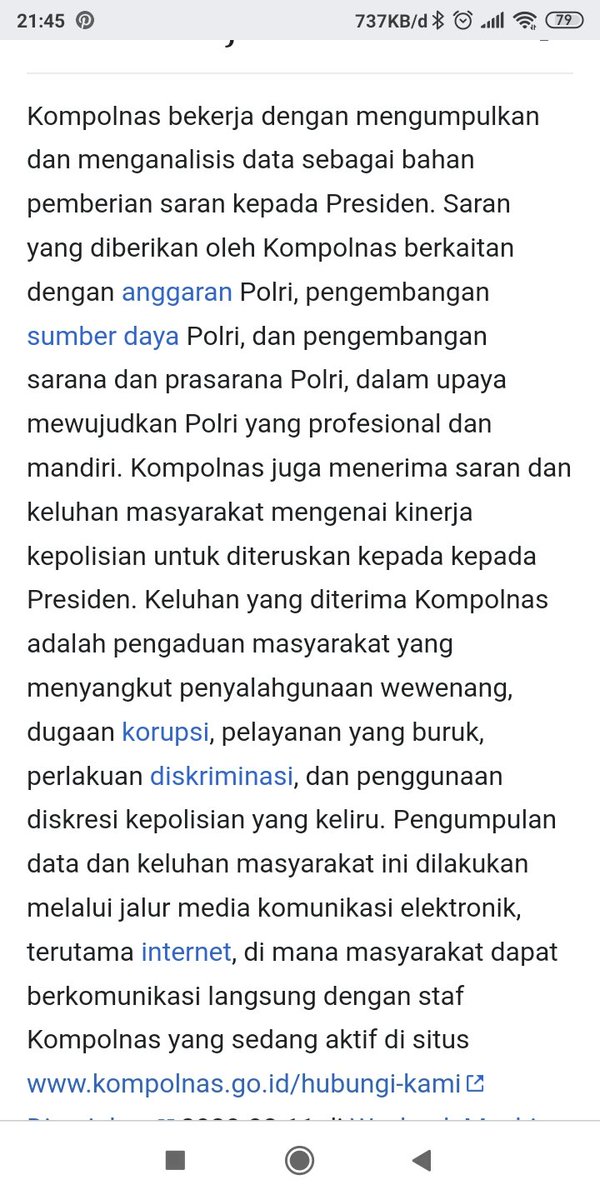 Tugas Pokok dan Anggota KOMPOLNAS !!
Kok sekarang kayak menggantikan Tugas DIVhumas , 🤔🤔 
#KM50RekayasaPenguasa