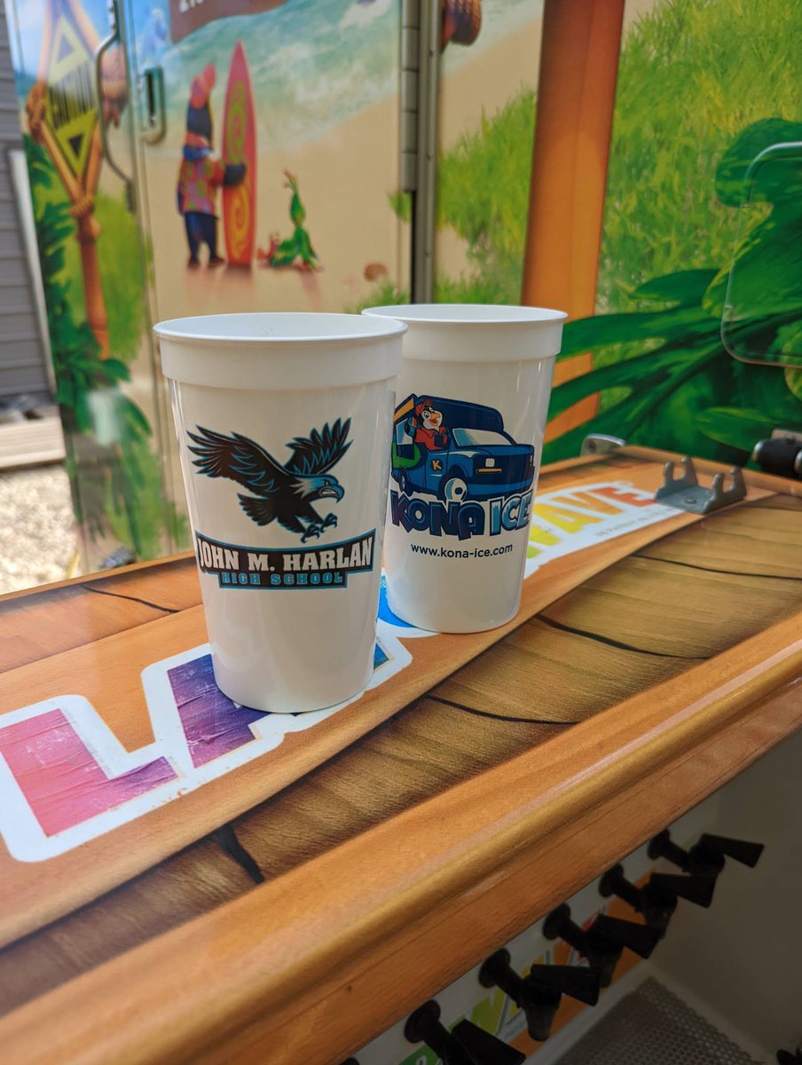 konarivercity's tweet photo. Calling all Harlan Hawks! 🚨
We're offering custom Harlan High Kona Cups today during prep day! 👏 Only available while supplies last so come see us!
@NISDHarlan @HarlanHawks23
#HAWKNITED #konaice #konabacktoschool #prepdays https://t.co/MPKMgNcU2y