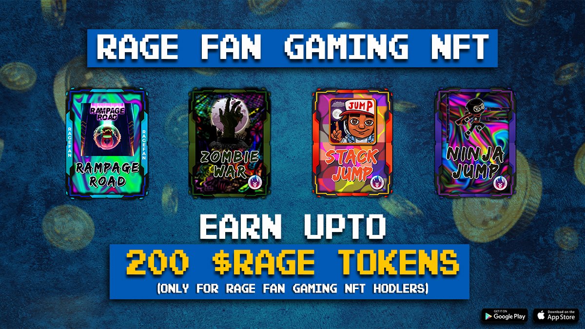 ⚡𝐑𝐀𝐆𝐄 𝐅𝐀𝐍 𝐆𝐀𝐌𝐈𝐍𝐆 𝐍𝐅𝐓 𝐇𝐎𝐃𝐋𝐄𝐑𝐒
⚡

Get onboarded on Scramble app and earn upto 200 $RAGE tokens 🎮

Download Now 👇
📍Android - play.google.com/store/apps/det…
📍IOS - apps.apple.com/in/app/scrambl…

#P2E #GamingCommunity #PlayToEarn #NFT #NFTCommunity