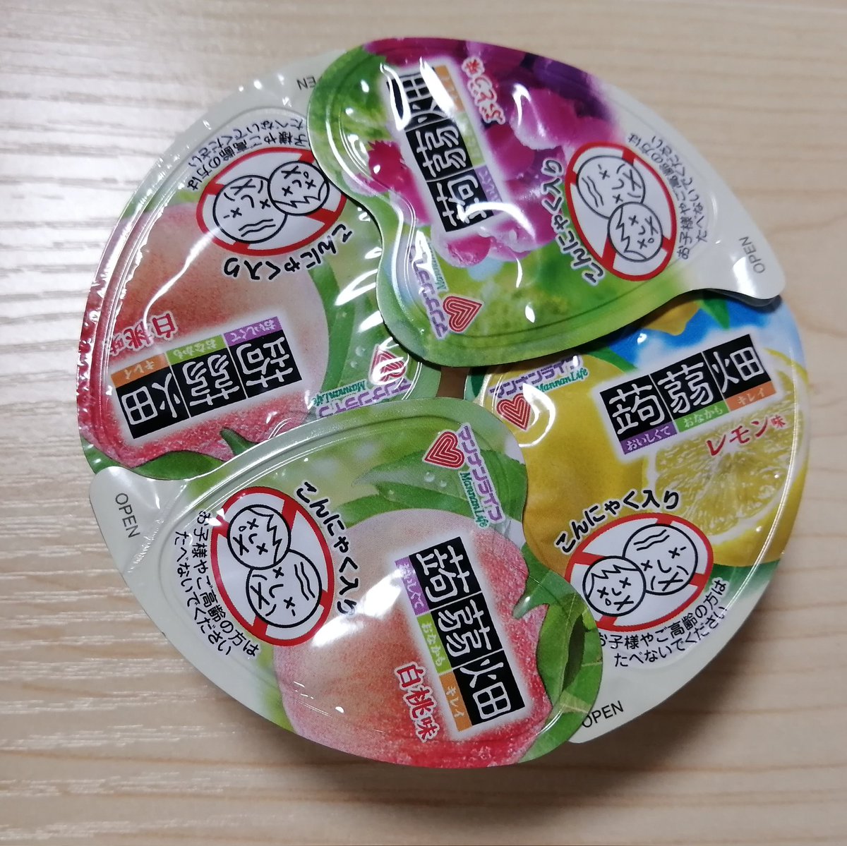 蒟蒻畑』は、並べ方によってこんなことができる「マンナンライフとして