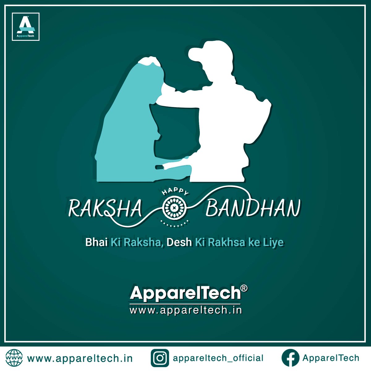 ApparelTech2's tweet photo. Happy Raksha Bandhan.❤️ I wish you all love, luck, joy, and good health. The festival of Rakshabandhan is to cherish the beautiful memories and strengthen the bond we share.
#appareltech #rakhi #happyrakshabandhan #rakshabandhan #rakshabandhan2022 https://t.co/wvG8EimgE1